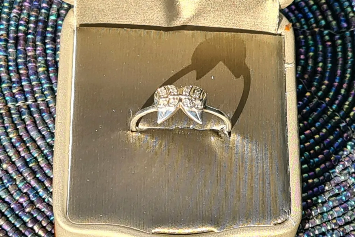 Sterling Silver Ring With Diamonds - Image 3