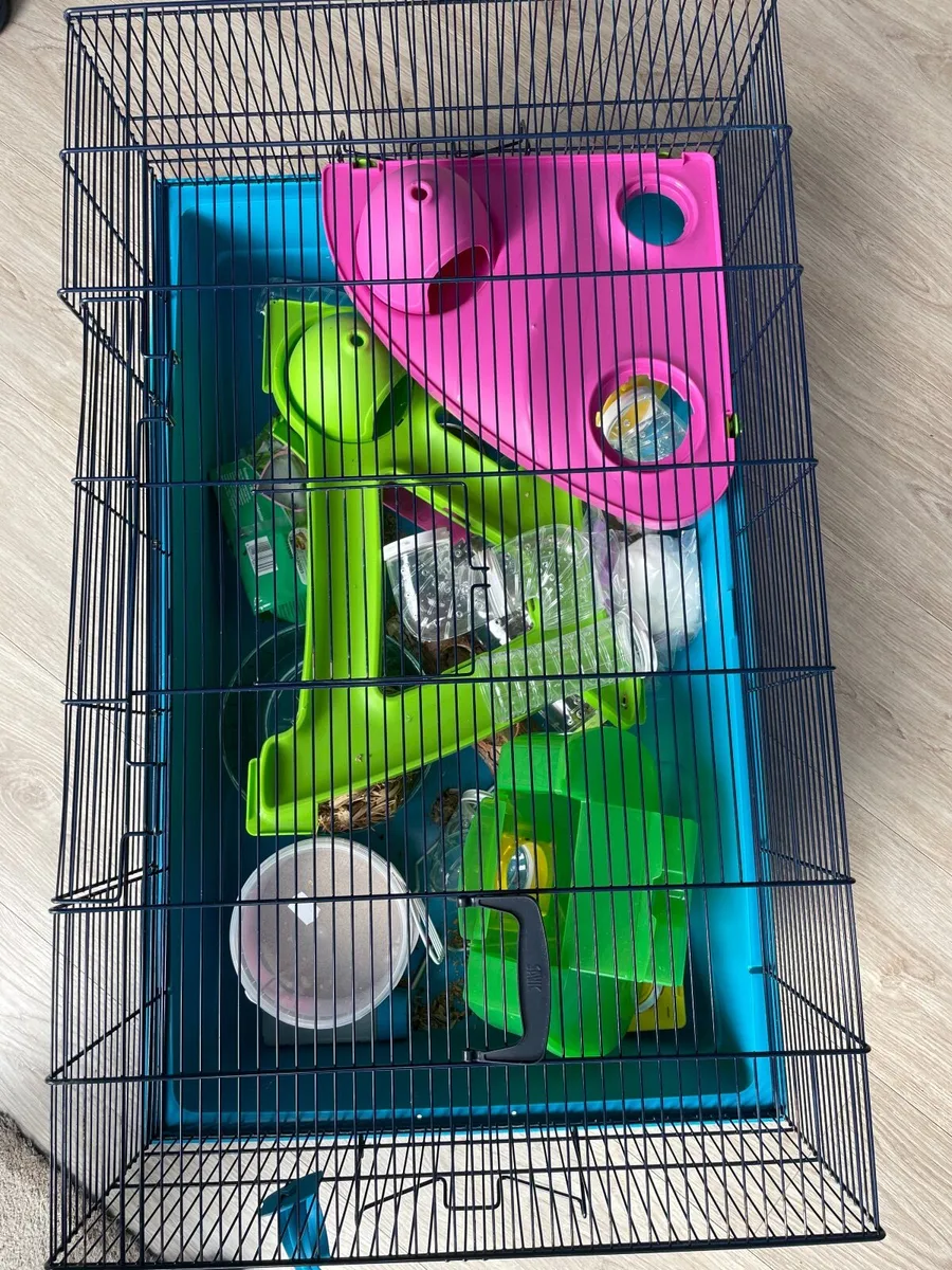 Hamster cage & accessories - Image 3