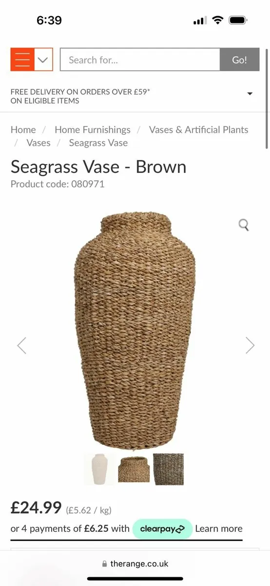 Wicker vases and Champagne glasses - Image 1