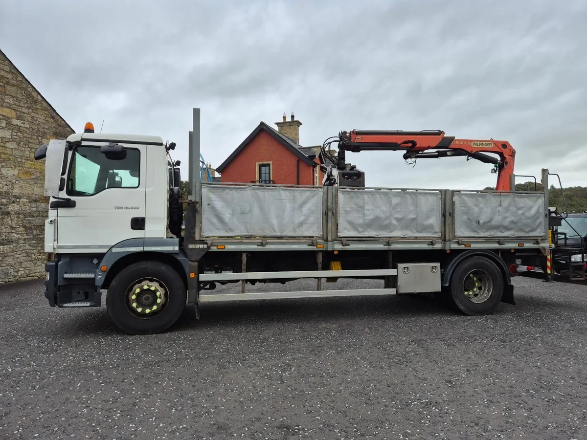 Man TGM 18.250  Dropside rear Palfinger PK12001 - Image 4