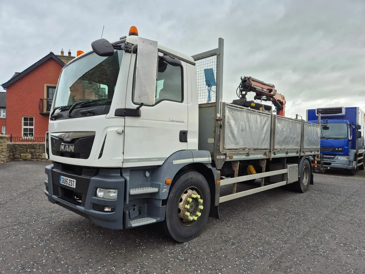 Man TGM 18.250  Dropside rear Palfinger PK12001 - Image 2