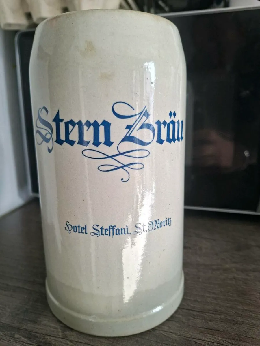 Vintage 70's/80's German Promotional 1L Beer Mug - Image 1