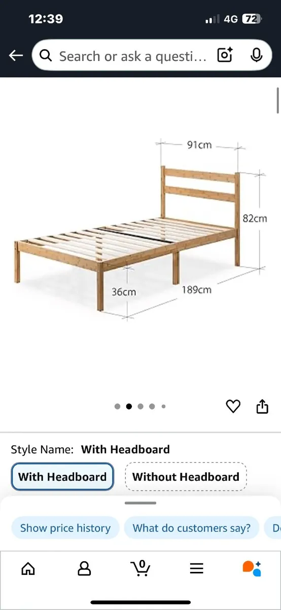 2 single beds with mattresses - Image 1