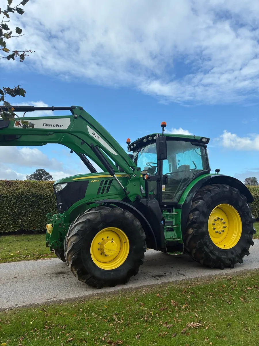 John Deere 6215r with 2020 Quicke loader - Image 1