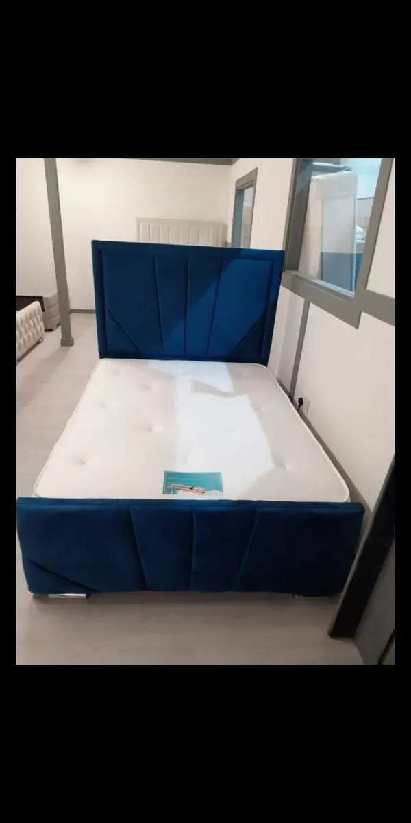 Brand New fancy bed with mattress - Image 3