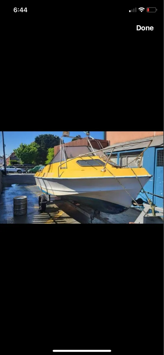 Shetland finishing boat trailer engine quick - Image 2
