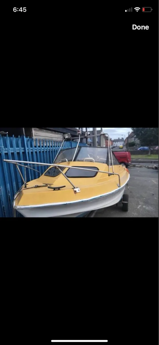 Shetland finishing boat trailer engine quick - Image 3