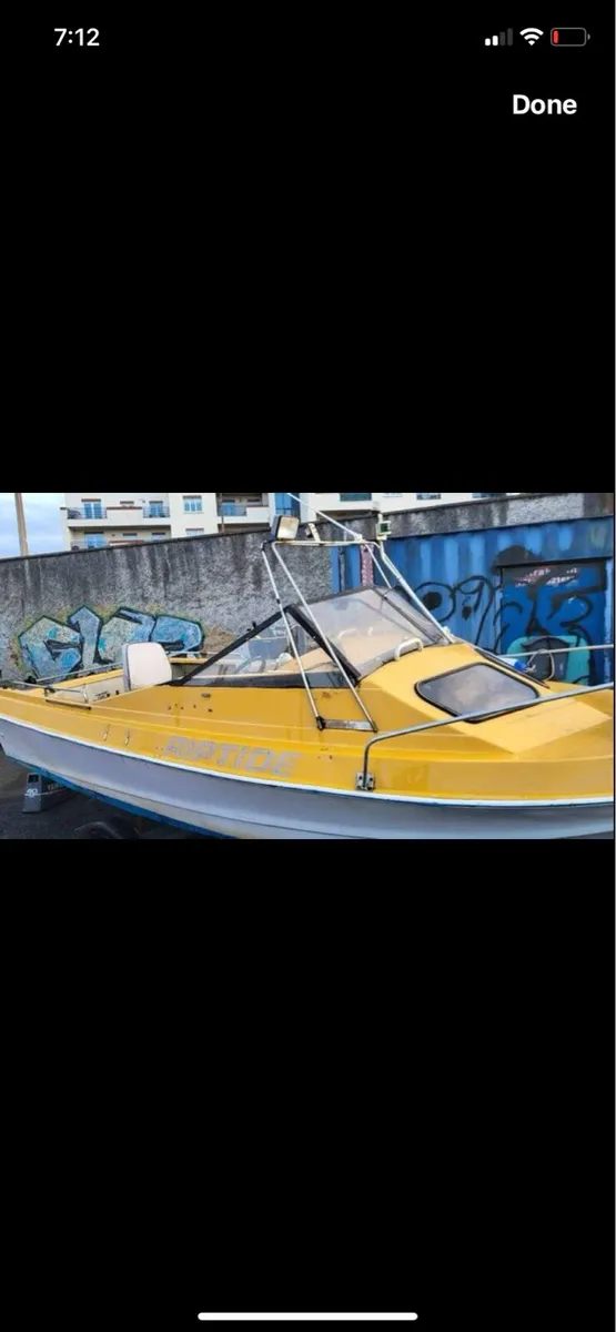Shetland finishing boat trailer engine quick - Image 4