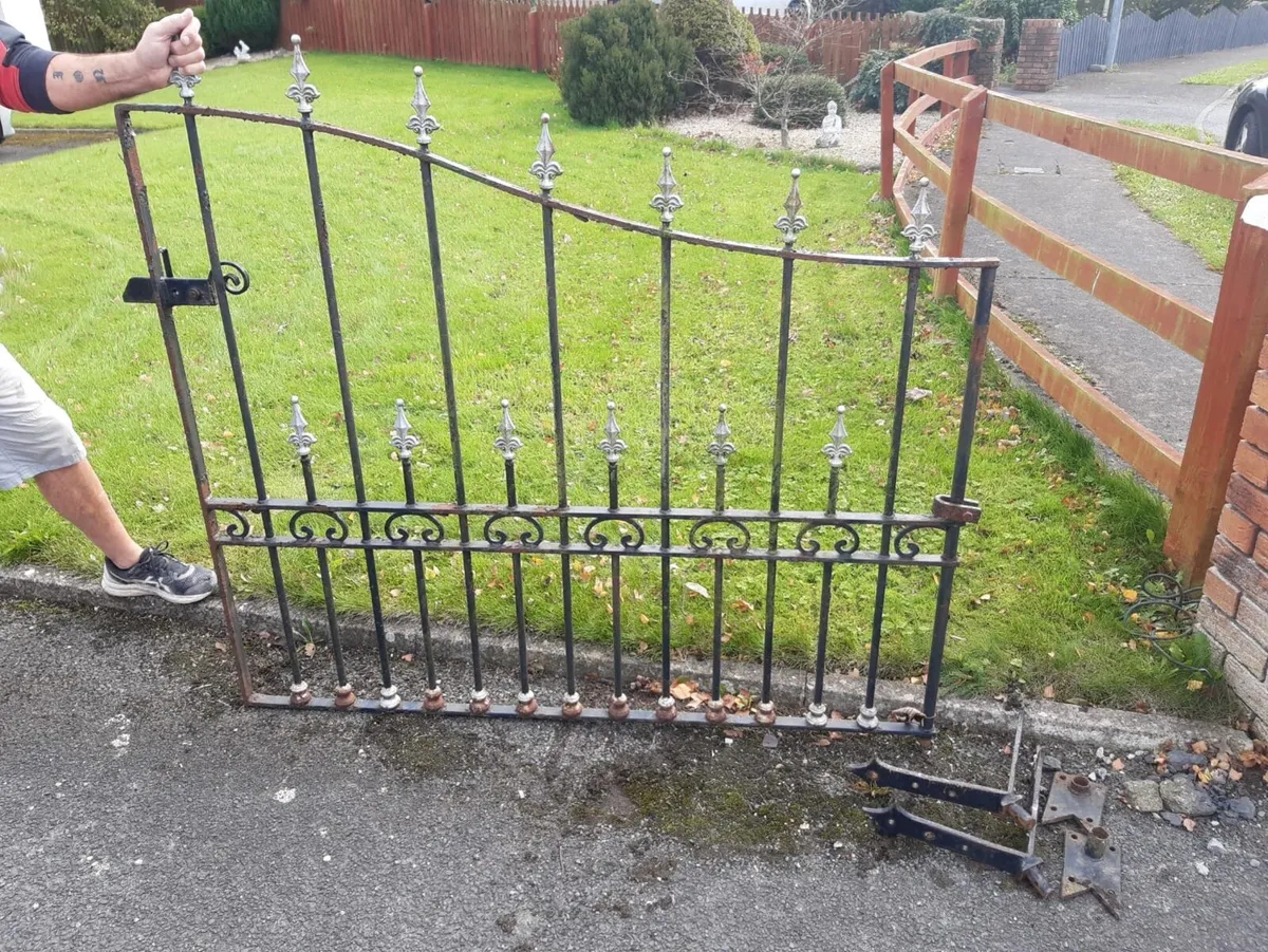Wrought iron heavy Garden gates - Image 3