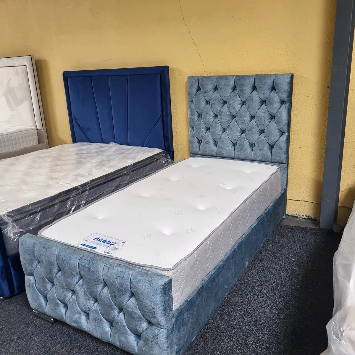 Single/Double/King Size Bed Frame With Mattress - Image 4