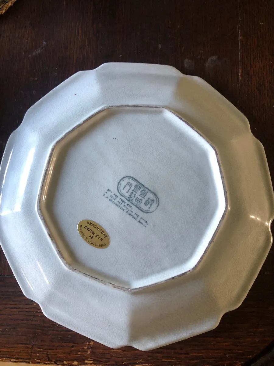 Ceramics  - hand-painted Chinese decorative plate - Image 4