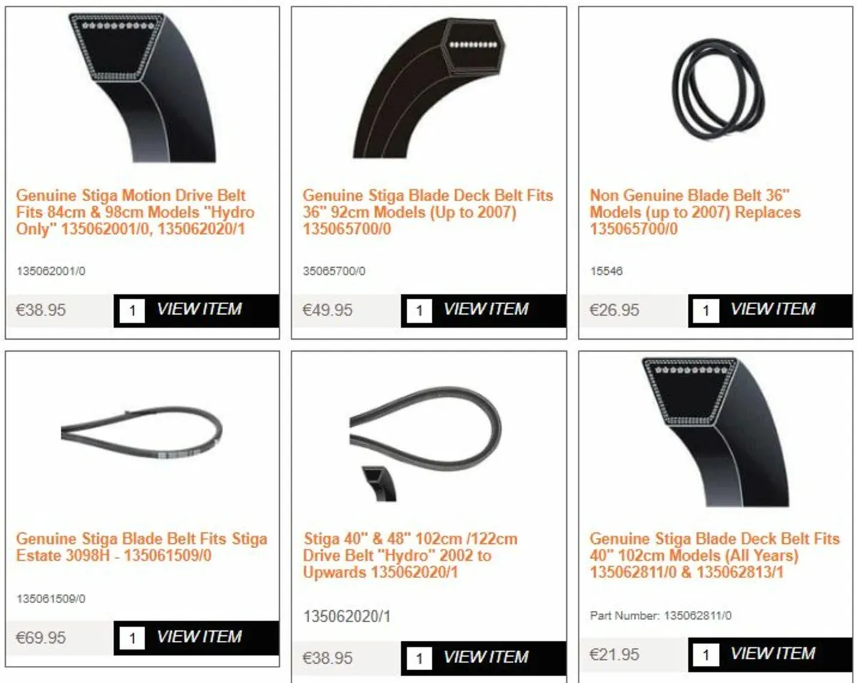 Stiga Spare Parts - Image 4