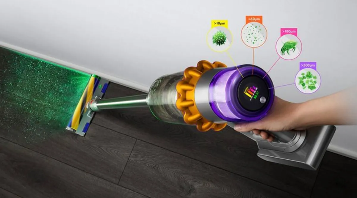 Dyson V15 Detect Cordless Vacuum Cleaner - Nickel & Black - V15TC - Image 2
