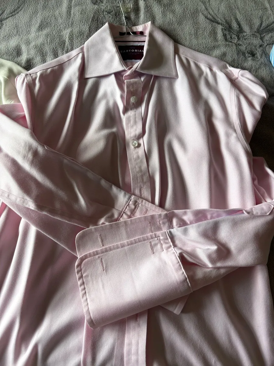 Four M&S Satorial shirts never worn - Image 2