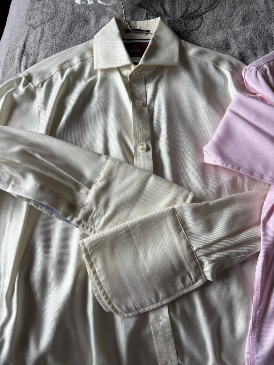 Four M&S Satorial shirts never worn - Image 4