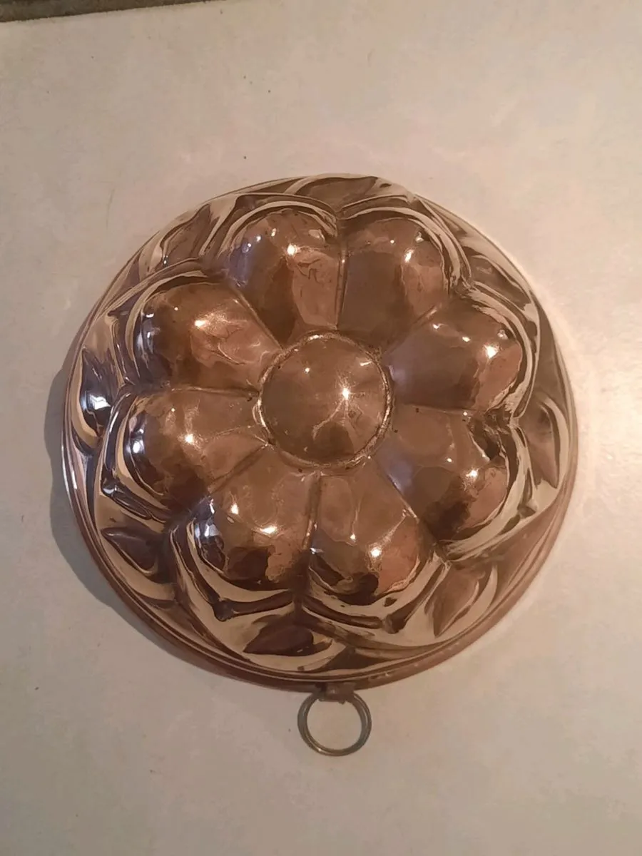 Antique Copper Jelly Moulds - Image 4