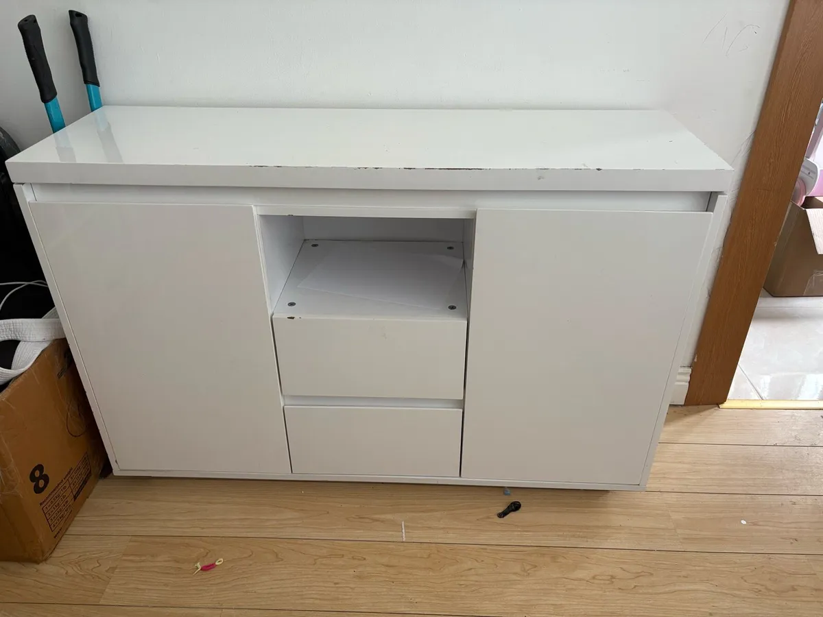 White cupboard - Image 2