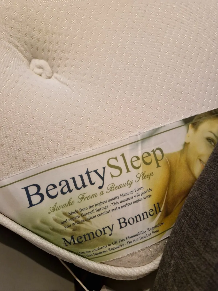 King size beauty sleep memory bonnell Mattress - Image 2