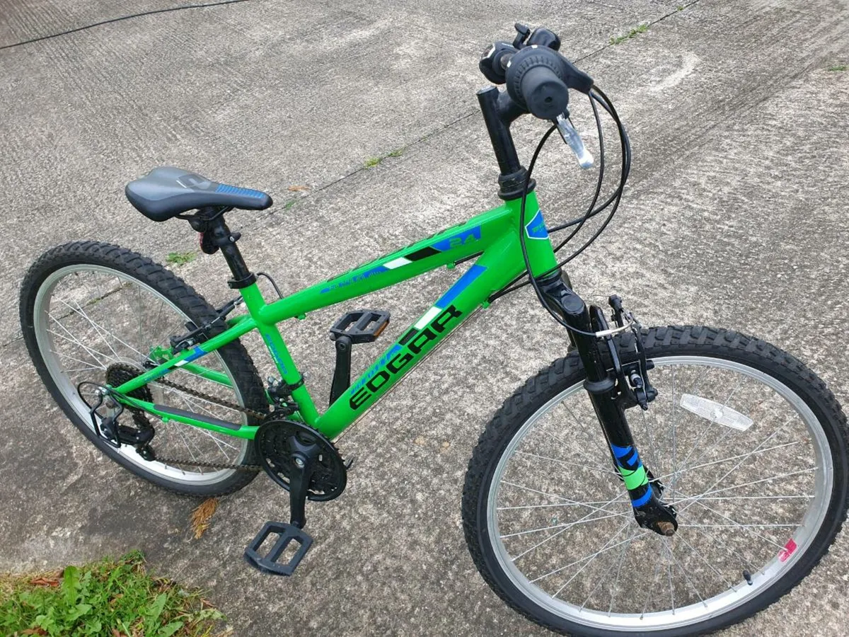 Edgar Sport boys 24-inch green mountain bike - Image 4