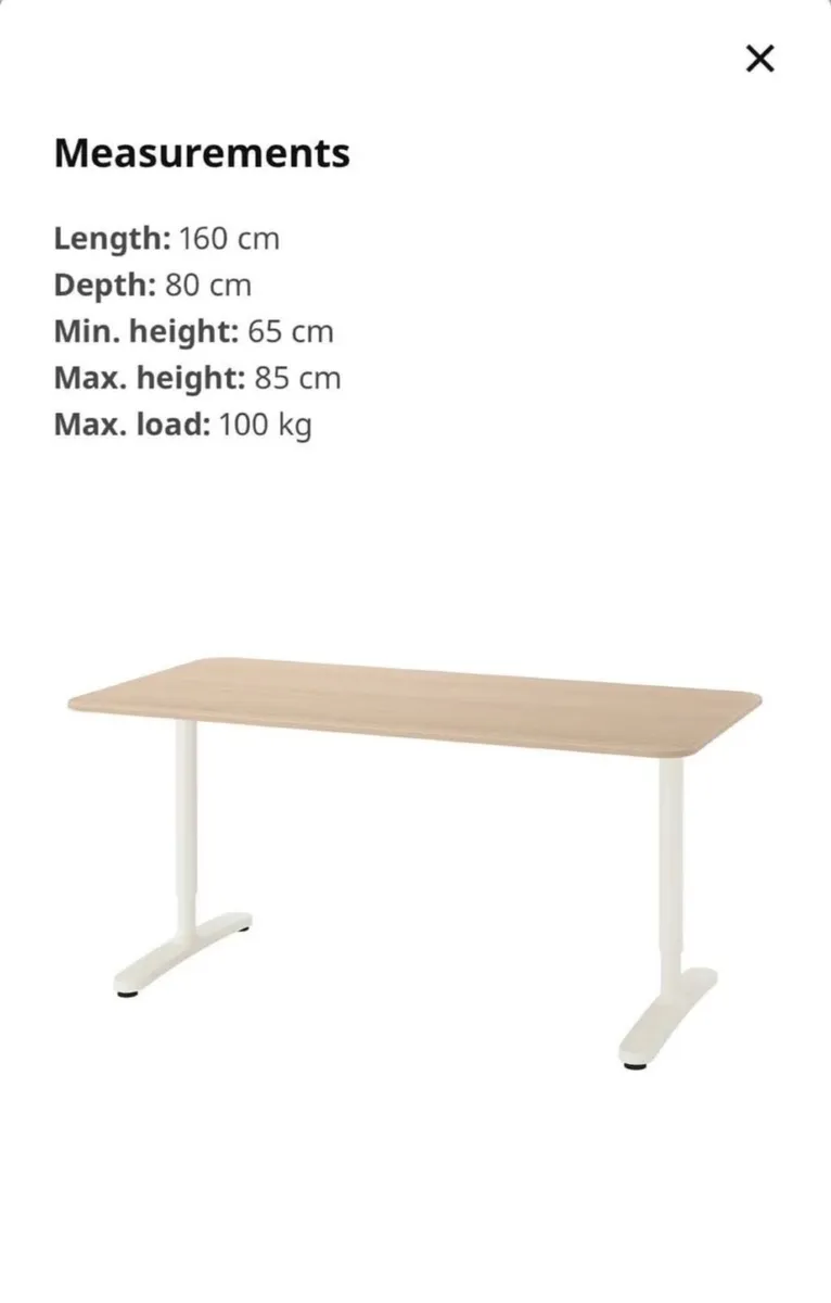 Ikea office desk - Image 1