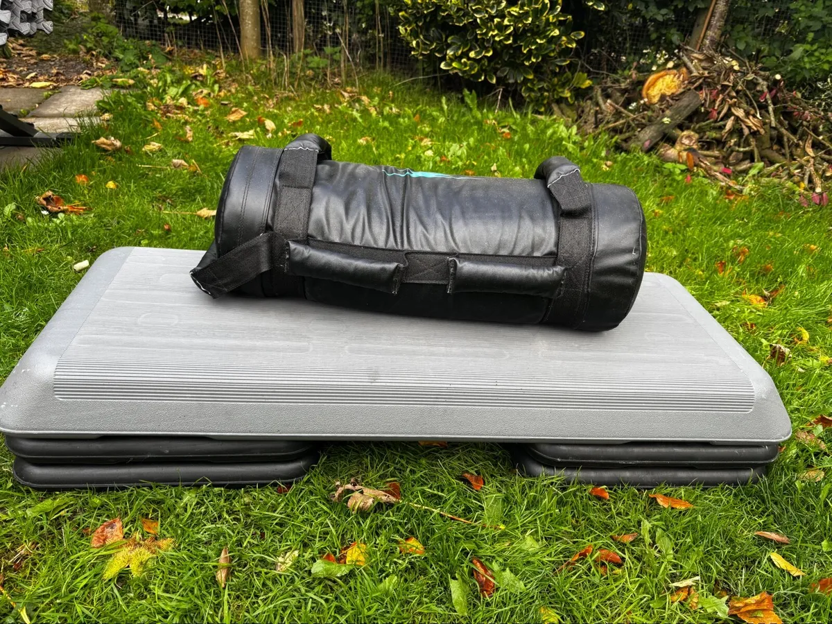 Gym stepper + weight bag - Image 1