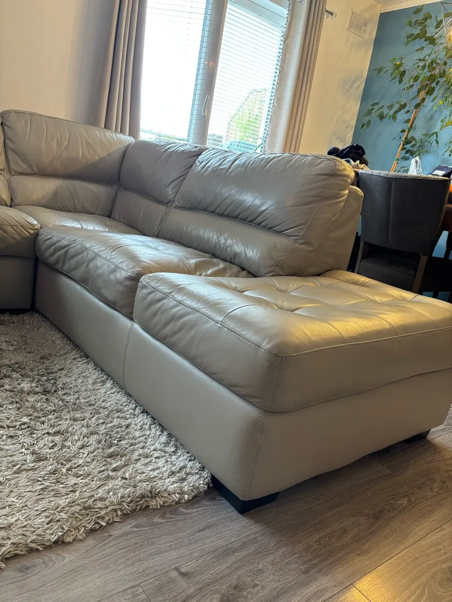 Leather corner sofa - Image 3