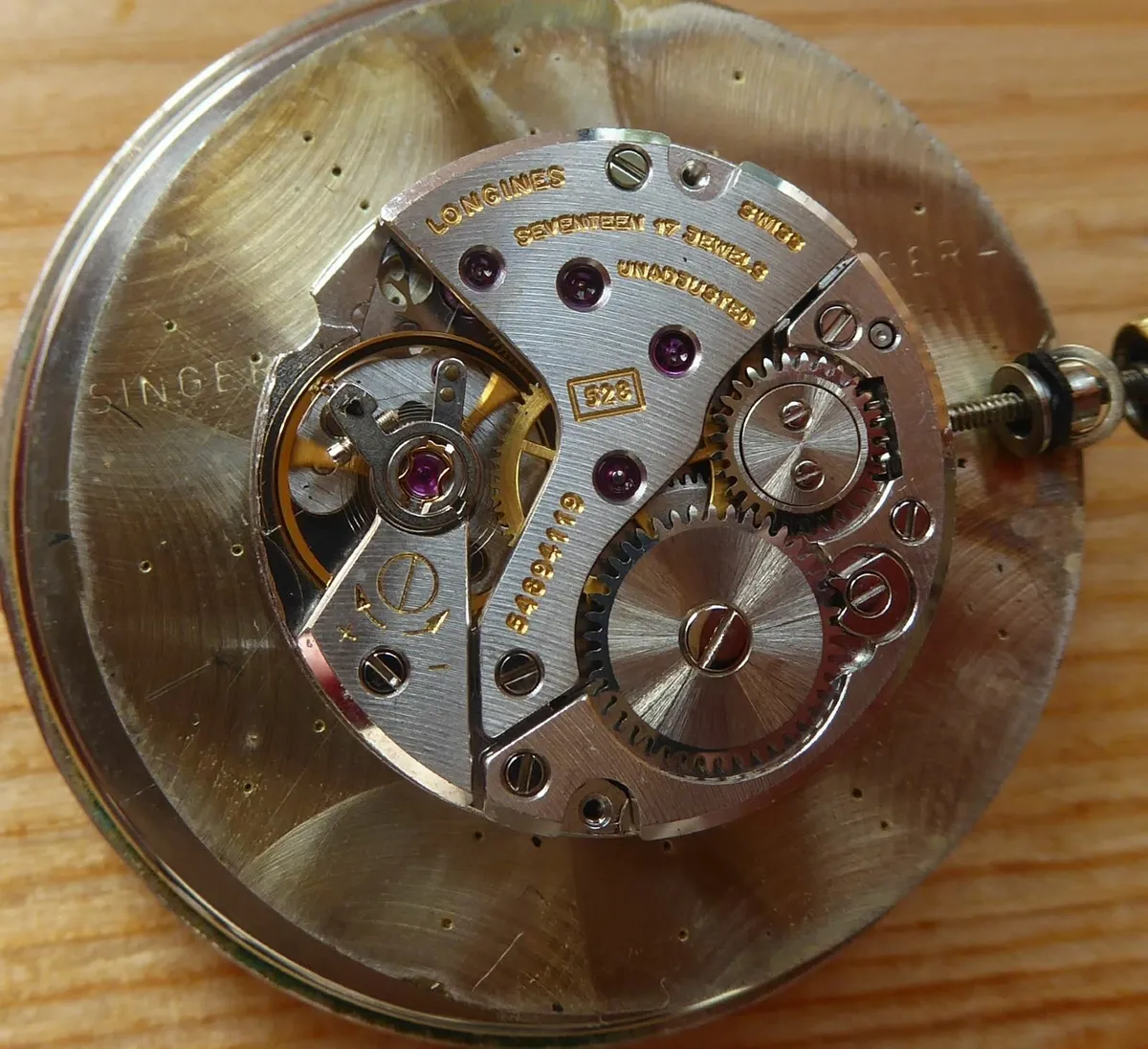 Vintage Longines men's hand winding watch. working - Image 3