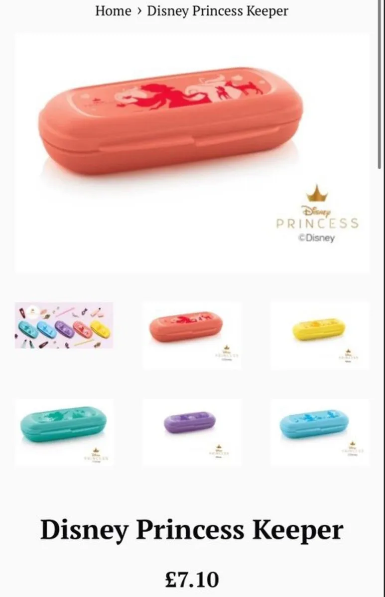 Tupperware Disney Princess keeper - Image 3