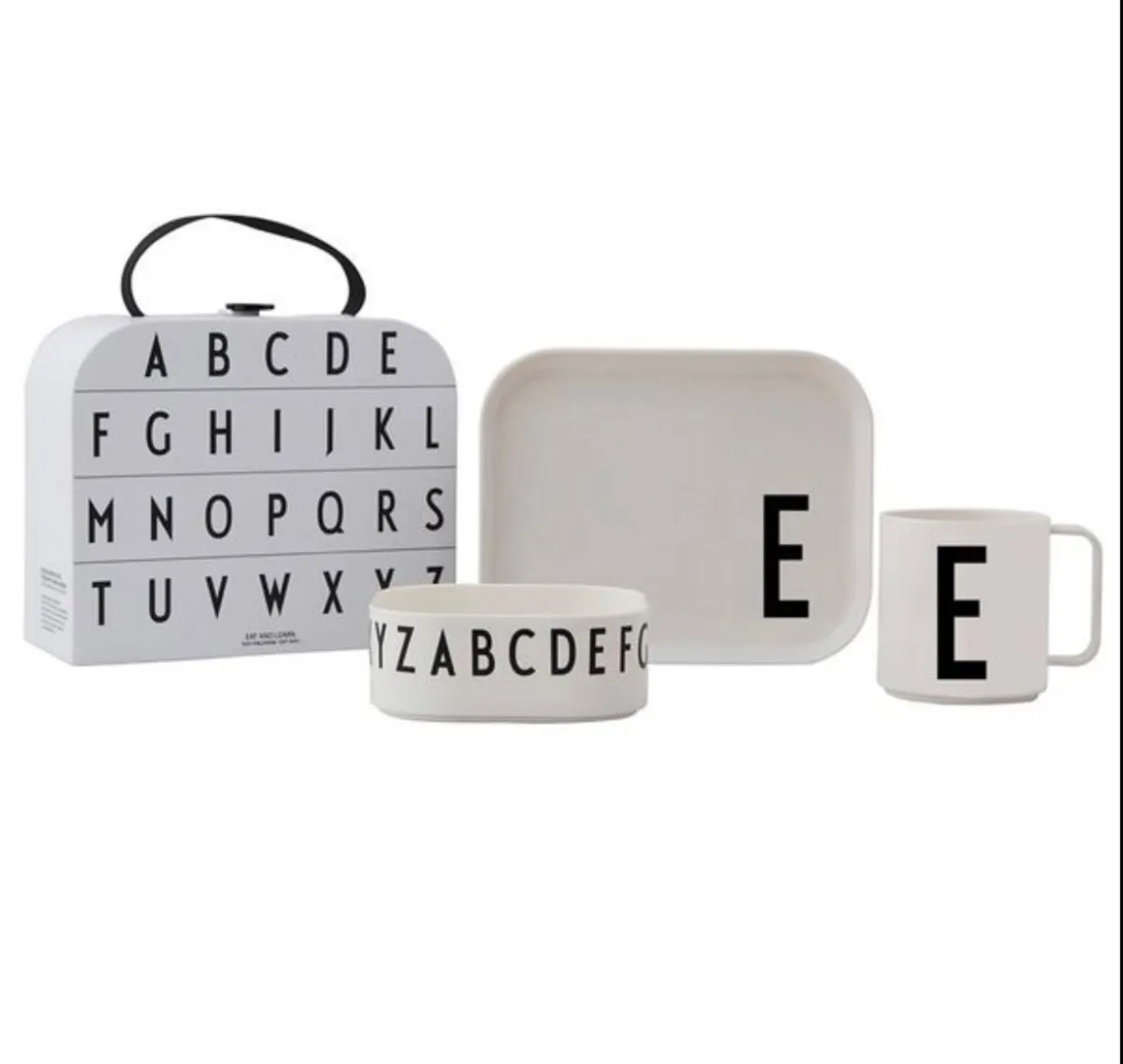 Design letters set- Children tableware set - Image 1