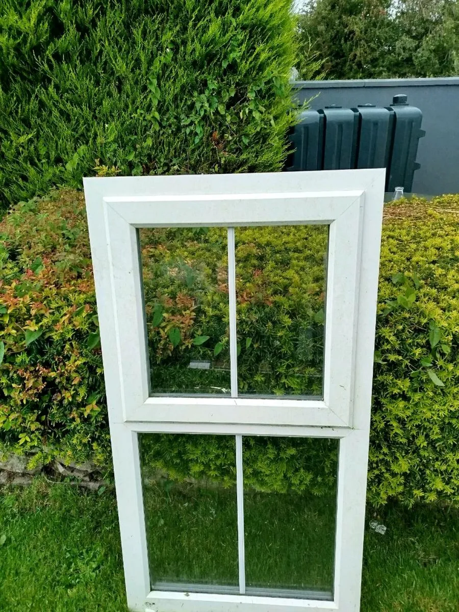 White PVC double glazed window - Image 1