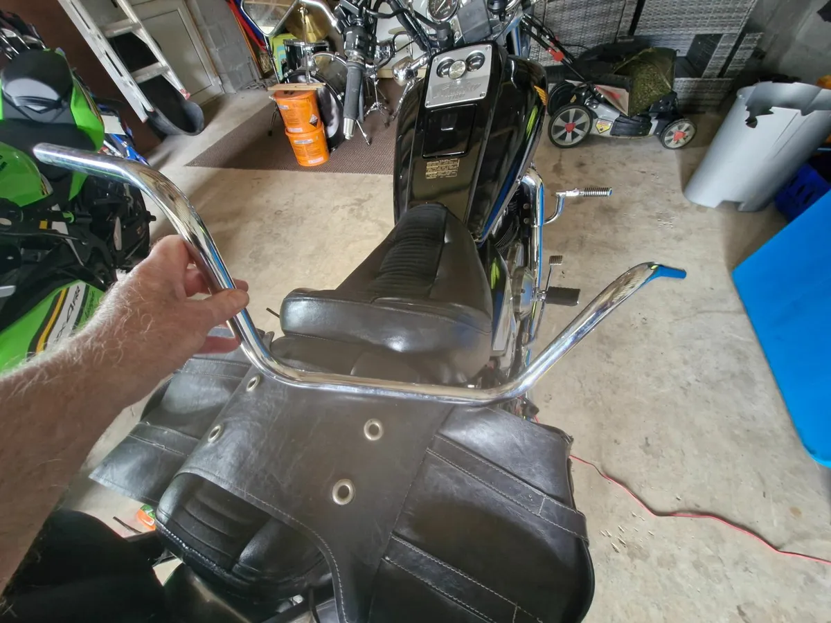 motorbike handlebars 7/8'.  chrome - Image 1