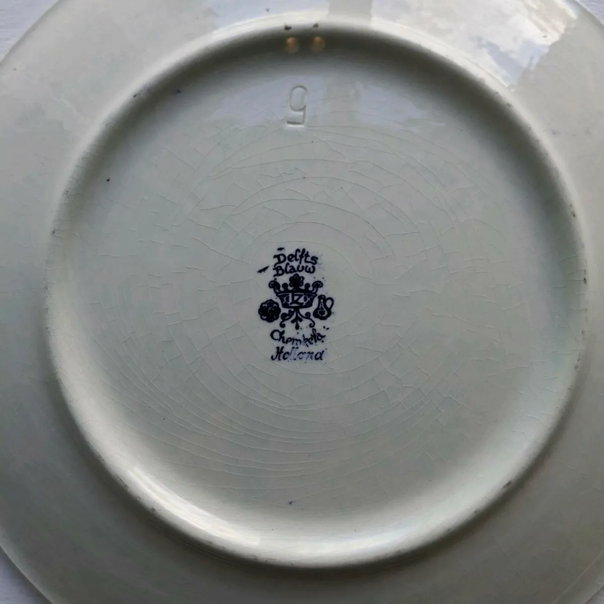 1960's Delft Ware Dutch Plate - Image 2