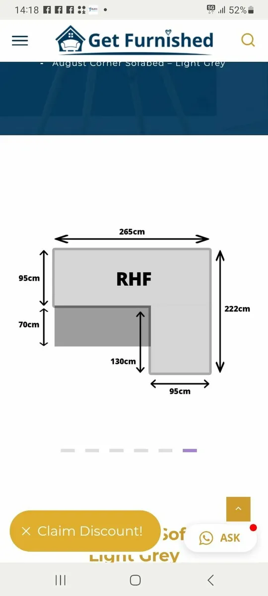 Sofa bed - Image 2