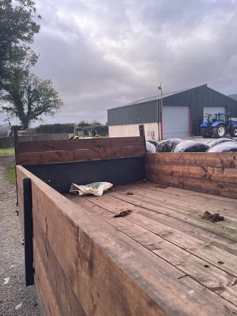 12 foot tipping trailer + yard scraper - Image 4