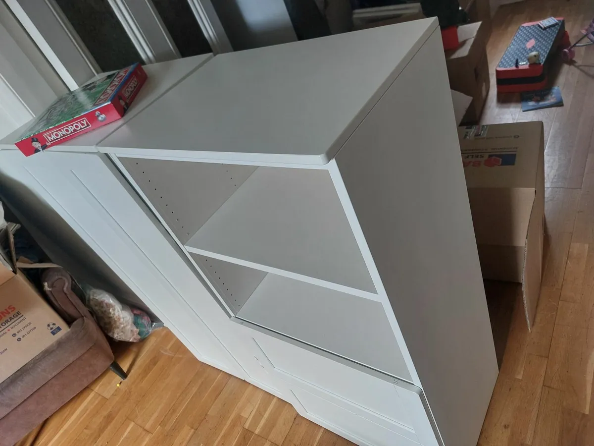 Kids wardrobe IKEA White Good as new - Image 3