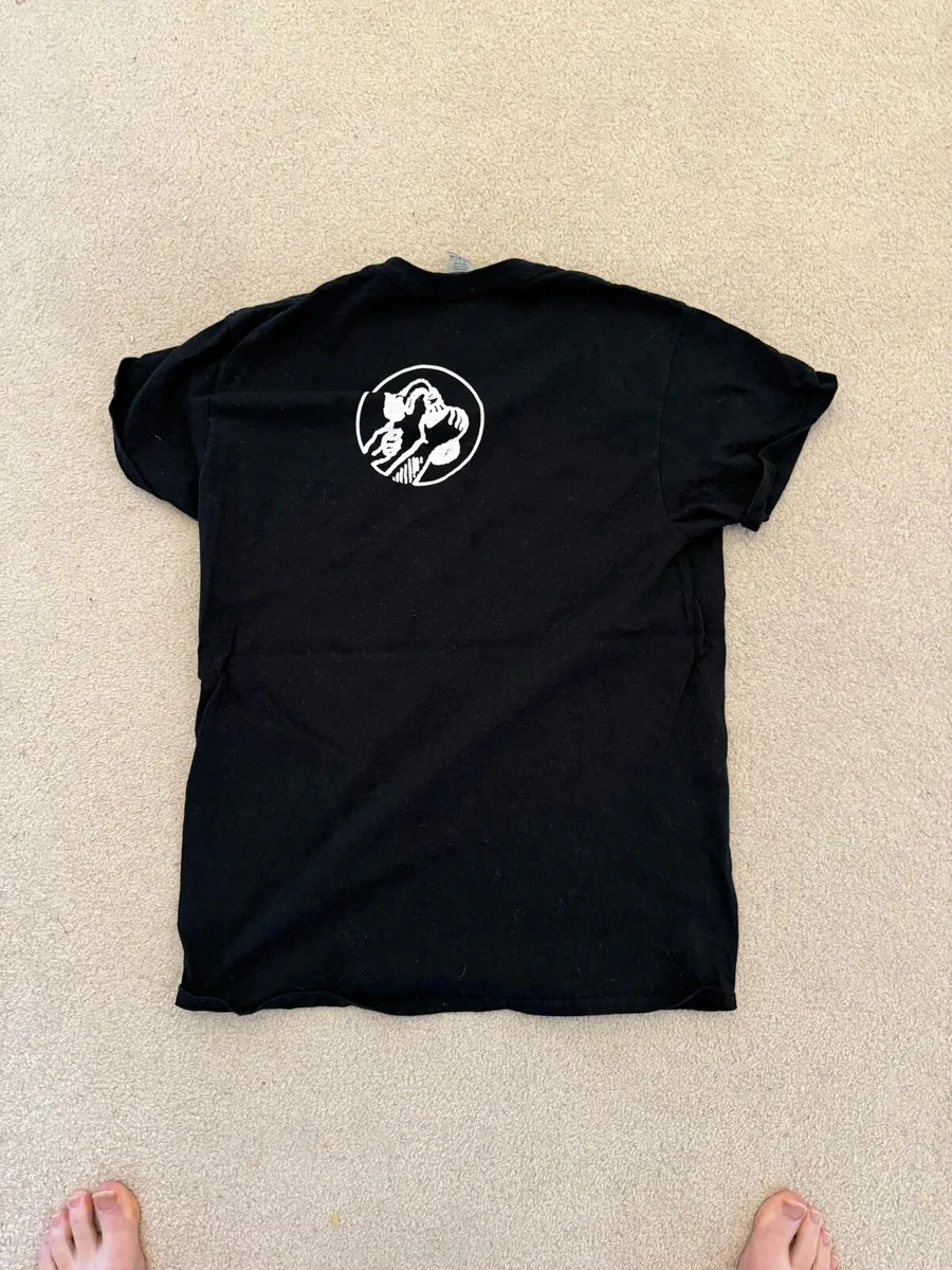 Rage Against the Machine -Medium Mens Navy T Shirt - Image 3