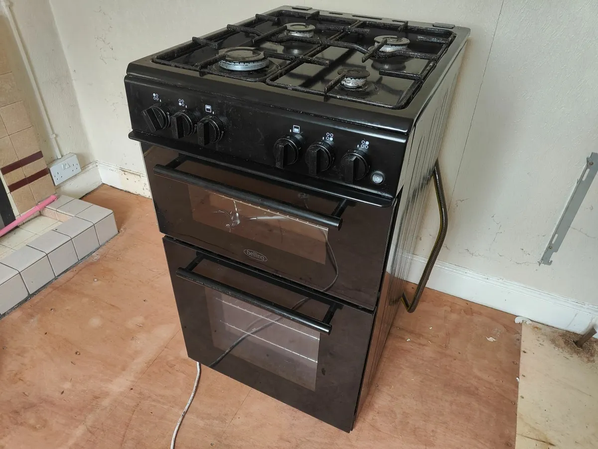Belling 50cm Double Oven Gas Cooker - Image 1