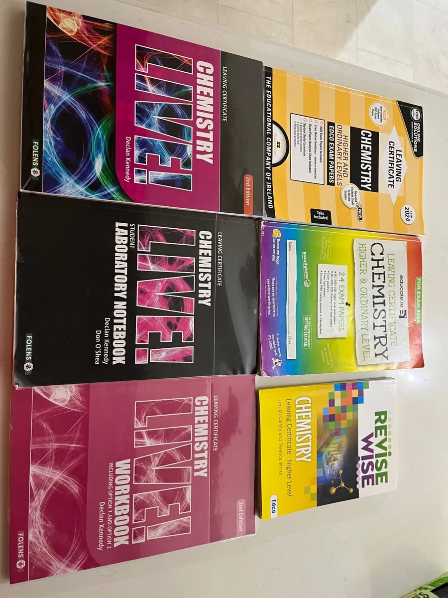 Chemistry Live - Leaving Cert books bundle + free