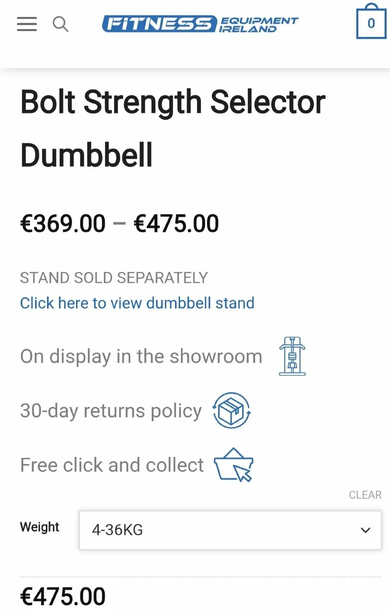 Adjustable Dumbbells 36kg and Gym bench - Image 3