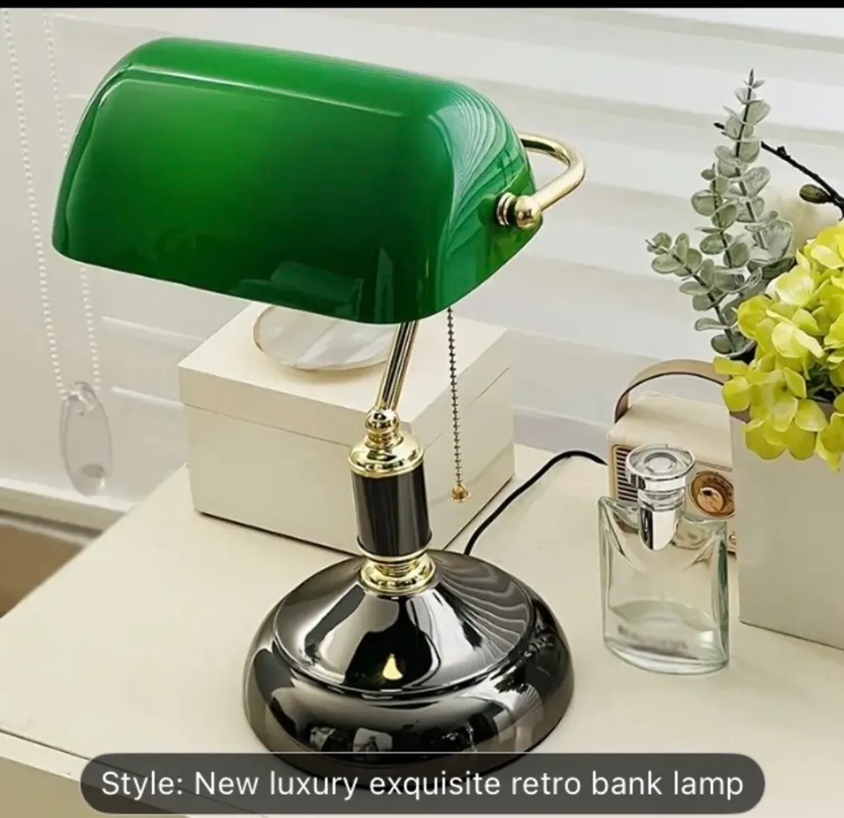 Bankers style lamp new free postage - Image 2