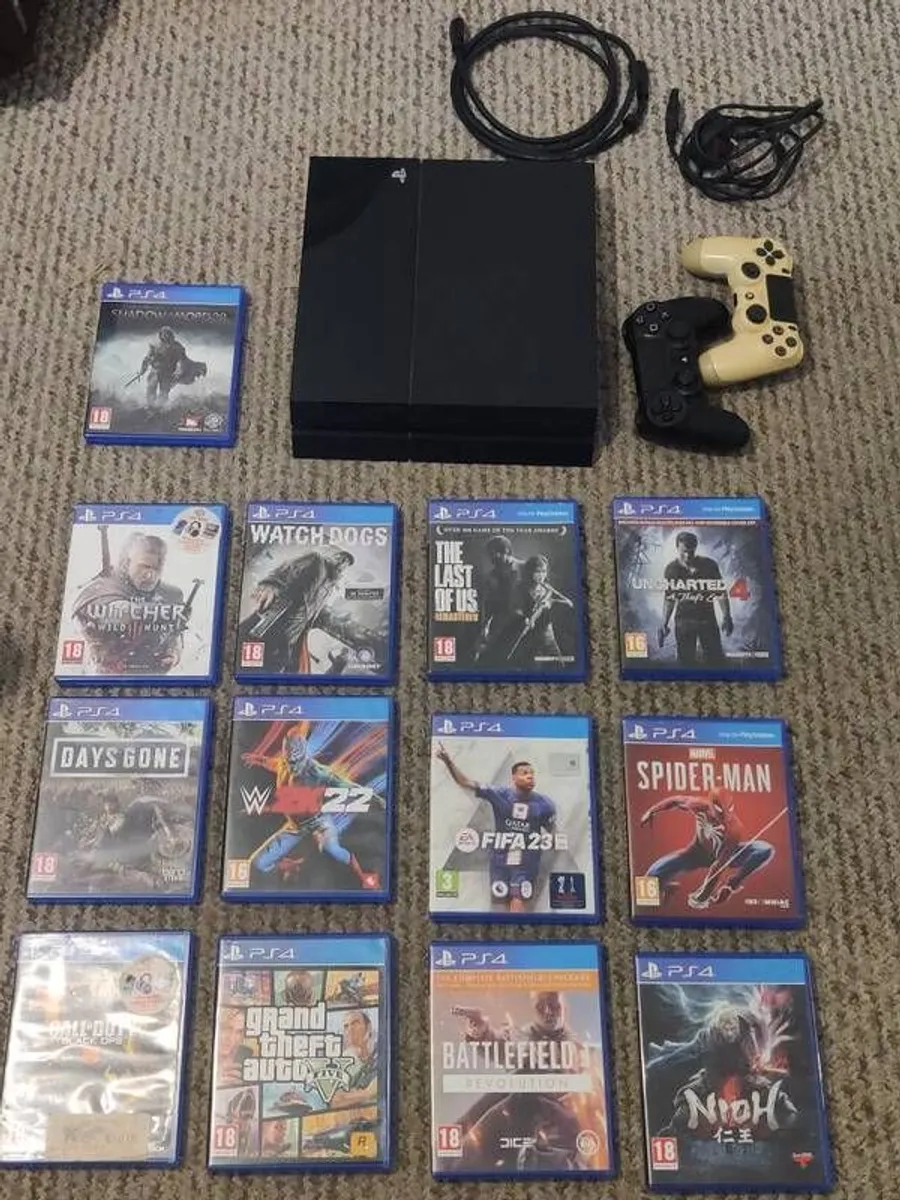 'Used' PS4 Original with a Variety of Games!!! - Image 2