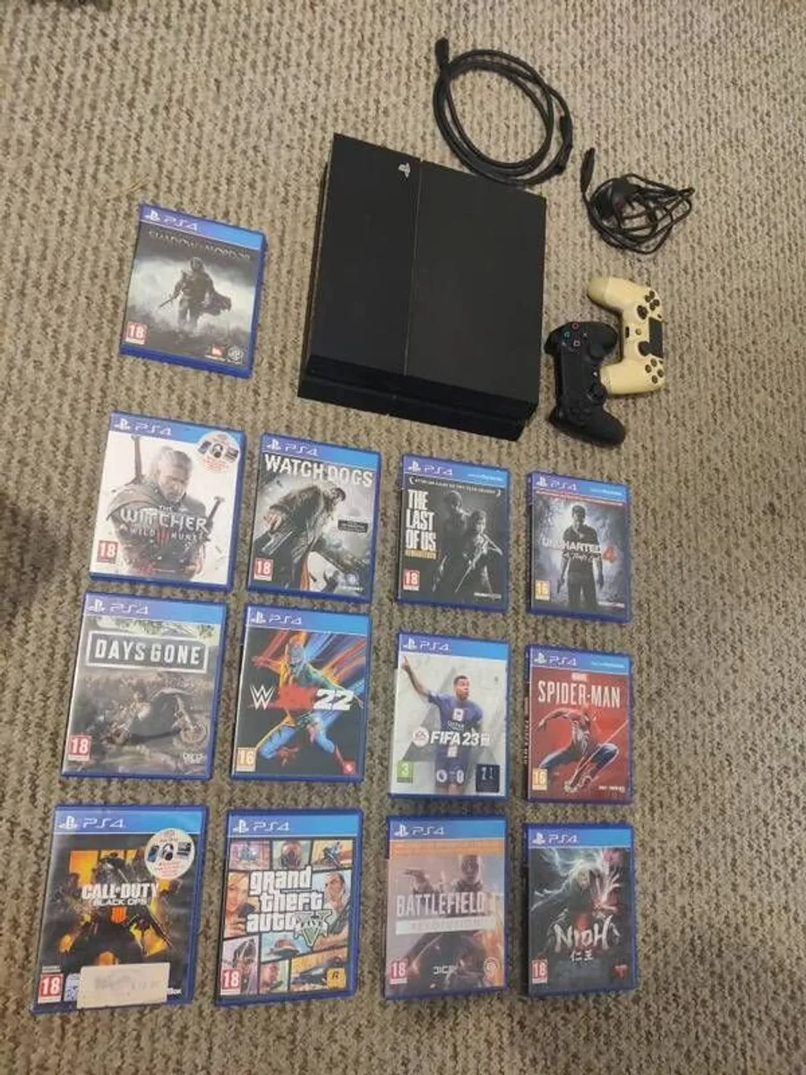 'Used' PS4 Original with a Variety of Games!!! - Image 3