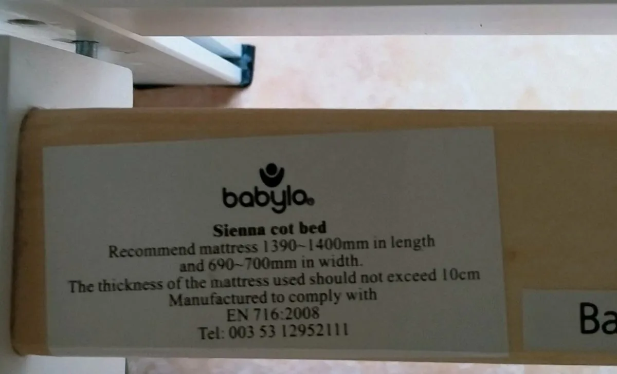 Babylo Sienna cot bed - Image 2
