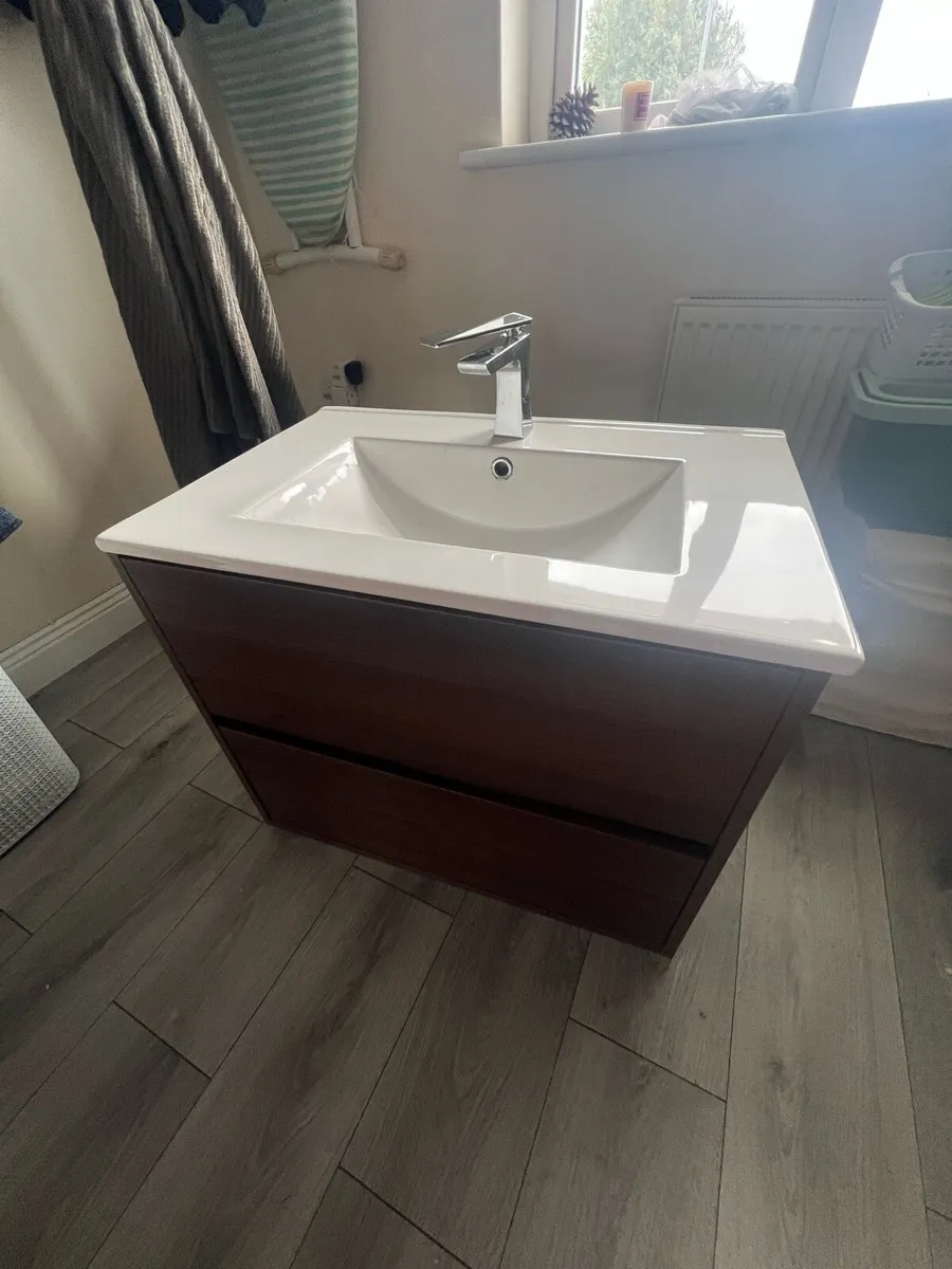 Bathroom Floating Sink and Unit - Image 1