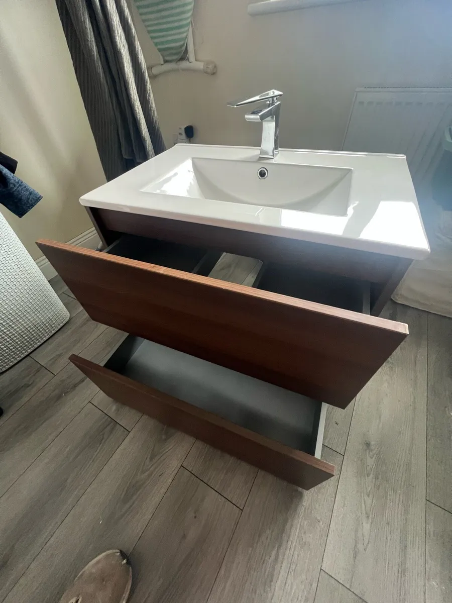 Bathroom Floating Sink and Unit - Image 2