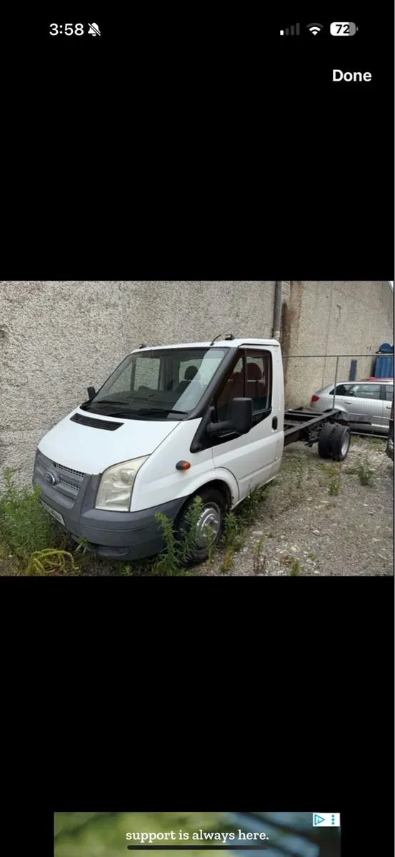 Ford transit 2012 cab and chassis - Image 1