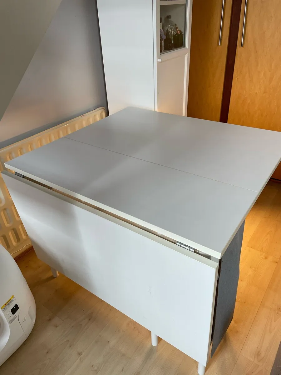 Ikea table + 2 chairs - Image 1