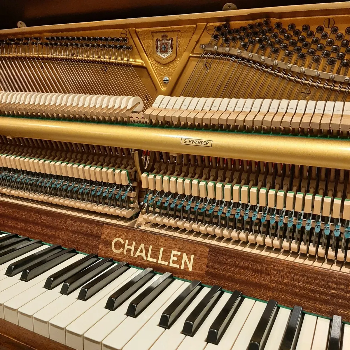 Challen upright piano - restored - Image 3