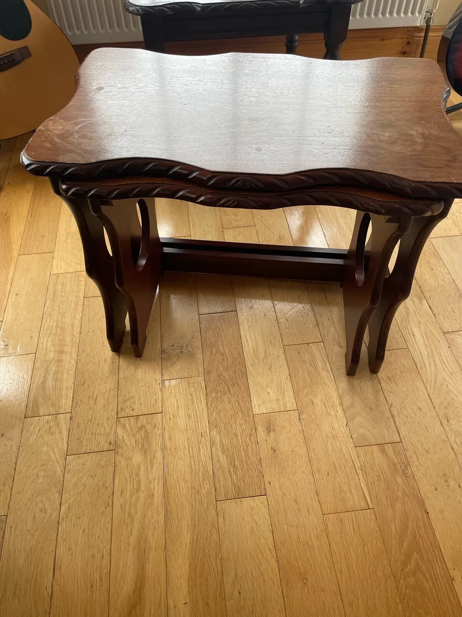 Mahogany Nest of Tables - Image 1