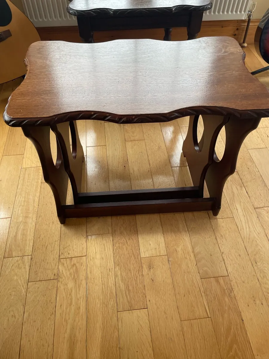 Mahogany Nest of Tables - Image 3